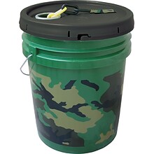 Accuform Bucket of Chain, 5-Gallon Bucket with 100-ft of Yellow Plastic Chain (PRC210YL)