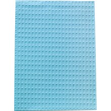 TIDI® Bib Towels; 13 x 18, Blue, 500/Carton