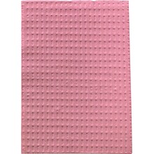 TIDI® Bib Towels; 13 x 18, Mauve, 500/Carton