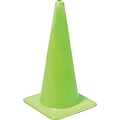 Cortina Traffic Cone 18, PVC, Lime W/Black Base