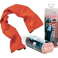 Ergodyne Chill-Its Cooling Towel, Orange, One Size, 6/Carton (12441)