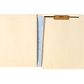 Medical Arts Press® Heavy-Duty End-Tab Fastener Folder w/Full Front Pocket; 1 Fastener, Position 1, Letter Size, 50/Box