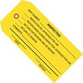 Staples - 4 3/4 x 2 3/8 - Inspected Inspection Tag, 1000/Case