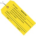 Staples - 4 3/4 x 2 3/8 - Inspected Inspection Tag - Pre-Wired, 1000/Case