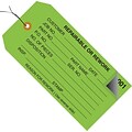 Staples - 4 3/4 x 2 3/8 - Repairable or Rework Inspection Tag - Numbered 001 - 499 - Pre-Wired, 500/Case
