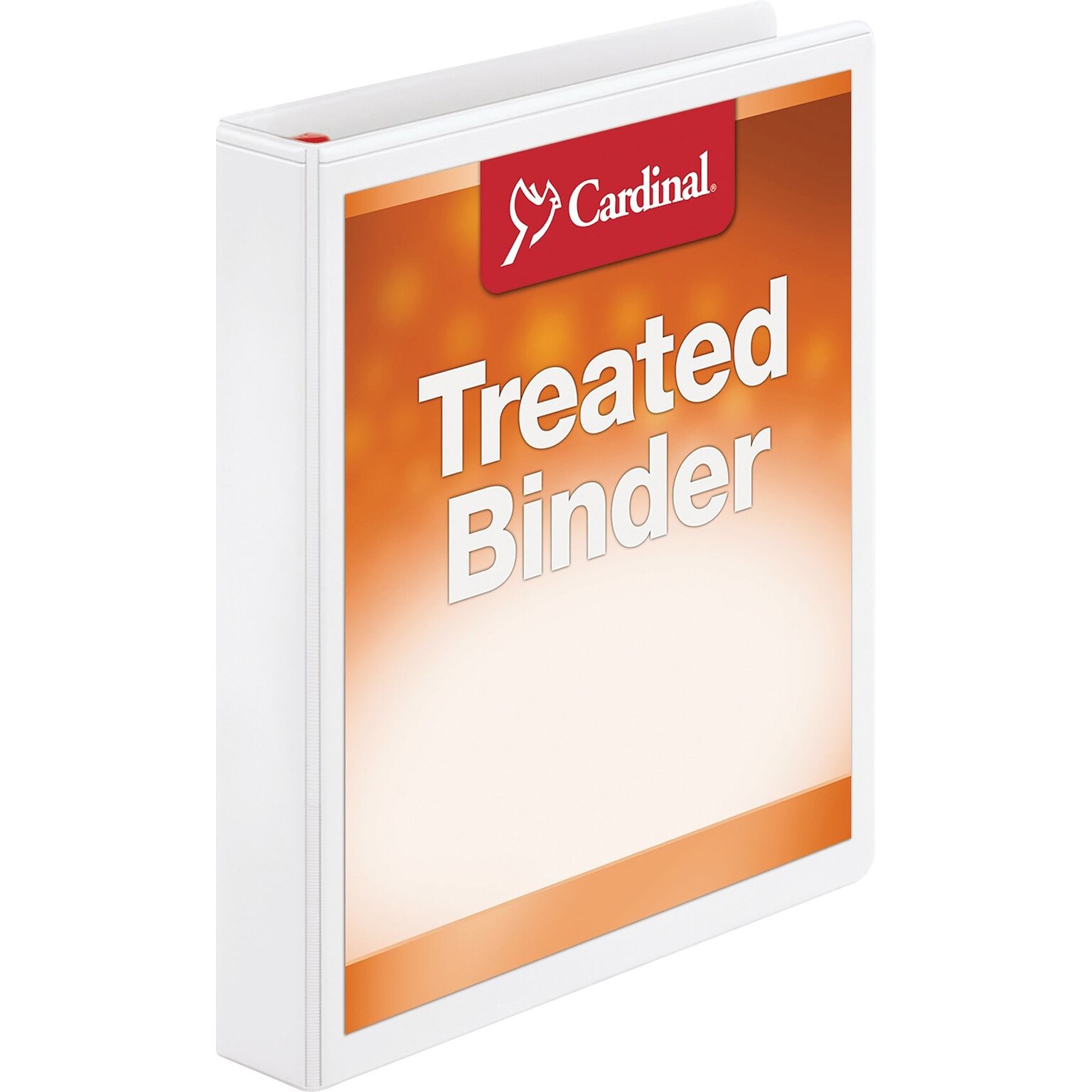 Cardinal ClearVue 1 3-Ring View Binders, D-Ring, White (32100)