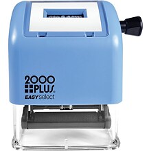 2000 PLUS Easy Select Self-Inking Dater, 1 x 5/32 Impression, Black Ink (011091)
