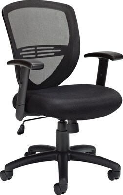 Mgrs Chair; Mesh, Blk, Seat: 20x17.5