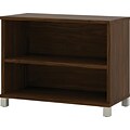 Bestar® Pro-Linea 28 Laminate 2-Shelf Bookcase, Oak Barrel (120160-1130)