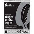 Quill Brand® 8.5 x 11 Laser & Inkjet Print Paper, 24 lbs., 98 Brightness, 500 sheets/Ream (720423)