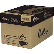 Quill Brand® 8.5 x 11 Laser & Inkjet Print Paper, 24 lbs., 98 Brightness, 500 sheets/Ream (720423)