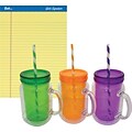 FREE 3-piece mason jar set when you buy 2 dozen Quill Brand® premium ruled pads