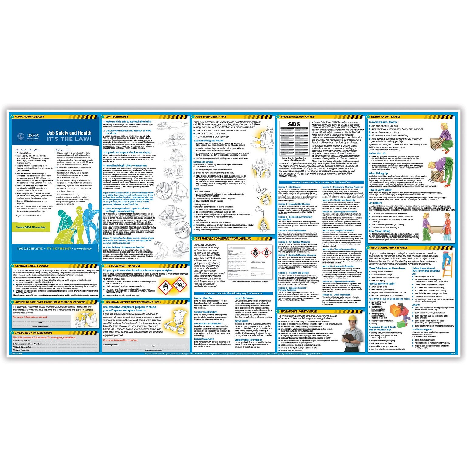 ComplyRight™ Safety Posters, All-In-One Safety Poster (WR0430)