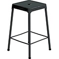 Safco Steel Counter Stool without Back, Black (6605BL)