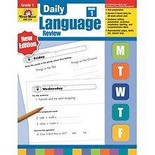 Grammar Skills, Evan-Moor® Daily Language Review Grade 1