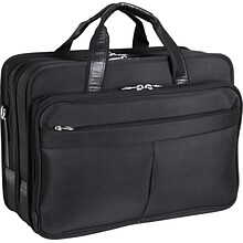 McKlein R Series Laptop Briefcase, Black Nylon (73985)