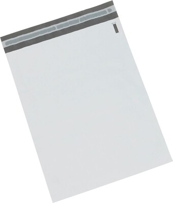 Poly Mailers, 12 x 15 1/2, White, 100/Case