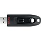 SanDisk Ultra 256GB USB 3.0 Type-A Flash Drive, Black (SDCZ48-256G-A46)