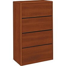 HON® 10700 Series in Cognac, 36 4-Drawer Lateral File