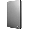 Seagate 2TB Portable USB 3.0 Portable Backup Plus Slim External Hard Drive with Mobile Device Backup Silver (STDR2000101)