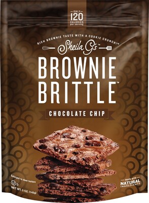 Sheila Gs Chocolate Chip Brownie Brittle, 5 oz., 12/Carton (SGB01224)