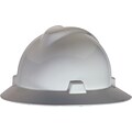 MSA Safety Polyethylene Non-Slotted Protective Caps and Hats, Standard, Staz-On, Hat, White (454733)