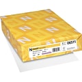 Neenah Paper Classic 8.5 x 11 Business Paper, 24 lbs., Avon Brilliant White with Laid Finish, 500