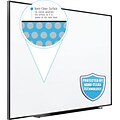 Quill Brand® Fusion Nano-Clean Magnetic Dry-Erase Whiteboard, Anodized Aluminum Frame, 4 x 8 (NA9648FB)