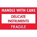 Tape Logic Delicate Instruments - HWC Shipping Label, 3 x 5, 500/Roll