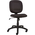 Quill® Ingel Armless Task Chair, Fabric, Color, Seat: 18.7W x 18.3D, Back: 17.7W x 16.1H