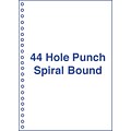 Alliance 8.5 x 11 44-Hole Pre-Punched Copy Paper, 20 lbs., 92 Brightness, 500 Sheets/Ream (30774)