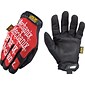 Mechanix Wear® Original® High Dexterity Gloves, Spandex/Synthetic, Hook & Loop Cuff, Large, Red