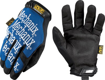 Mechanix Wear® Original® High Dexterity Gloves, Spandex/Synthetic, Hook & Loop Cuff, XL, Blue