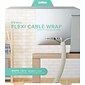 UT Wire 12' Flexi Cable Wrap, White (UTW-FCW12-WH)