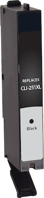 Quill Brand® Remanufactured Black Standard Yield Ink Cartridge Replacement for Canon CLI-251 (6513B0