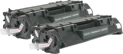 Quill Brand® Remanufactured Black Standard Yield Toner Cartridge Replacement for HP 05A (CE505D), 2/