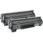 Quill Brand® Remanufactured Black Standard Yield Toner Cartridge Replacement for HP 78A (CE278D), 2/Pack (Lifetime Warranty)