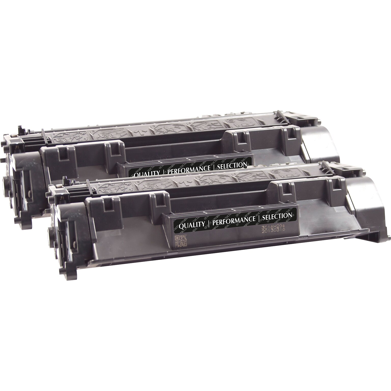 Quill Brand® Remanufactured Black Standard Yield Toner Cartridge Replacement for HP 80A (CF280AD), 2/Pack (Lifetime Warranty)