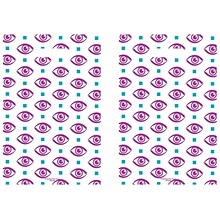 Medical Arts Press® Eye Care Scatter Print Bags, 9 x 13,  Eyes (50206)