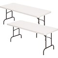 Iceberg® IndestrucTables TOO™ 500 Series Folding Tables; 72x30, Pack of 2