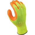 Best Manufacturing Company Orange & Yellow Flat Dipped 12/Case HI VIZ Grip Gloves, L
