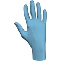 Best Manufacturing Company Blue Low Modulus 100/Box Powder Free Disposable Gloves, XS