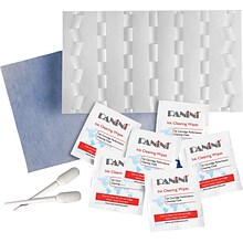 Panini Vision X / My Vison X Cleaning Kit, 25 Cards, 6 swabs, and 1 pack wipes per Kit