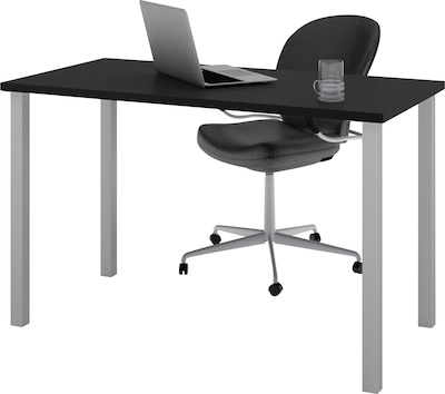 Bestar 48W Table Desk, Black (65855-18)