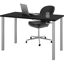 Bestar 48W Table Desk, Black (65855-18)