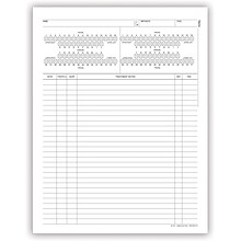 Medical Arts Press® Treatment Notes, Tooth Diagram, Non-Imprinted, No Punch