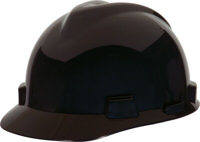 Mine Safety Appliances V-Gard Polyethylene Type I 4-Point Pinlock Suspension Short Brim Hard Hat, Gr