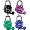 Master Lock Set-Your-Own Combination Lock, Steel, 1 7/8 Wide, Assorted Colors