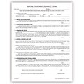 Medical Arts Press® Consent Form,  Dental Treatment, Bilingual