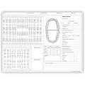 Medical Arts Press® Dental Chart, Account Record,  Green